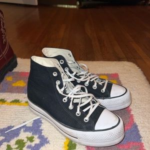 Black Platform Converse